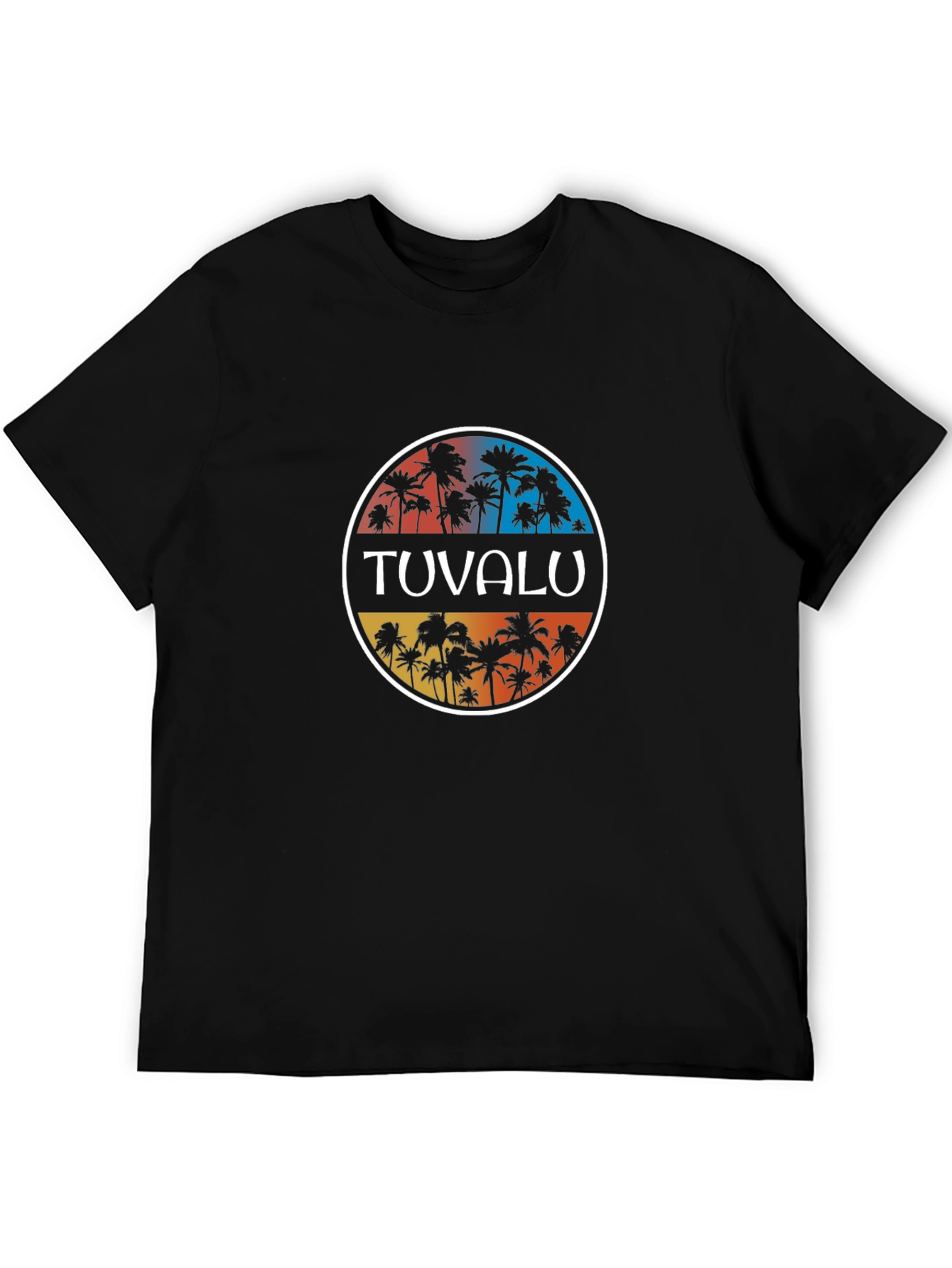Tuvalu Palm Tree T-Shirt - Island Life Style