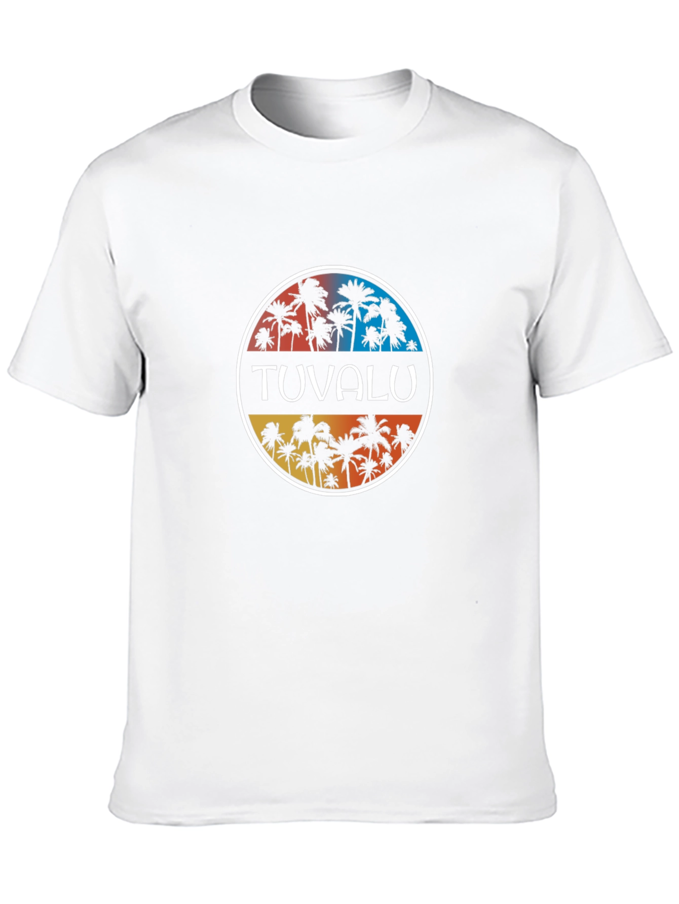 Tuvalu Palm Tree T-Shirt - Island Life Style