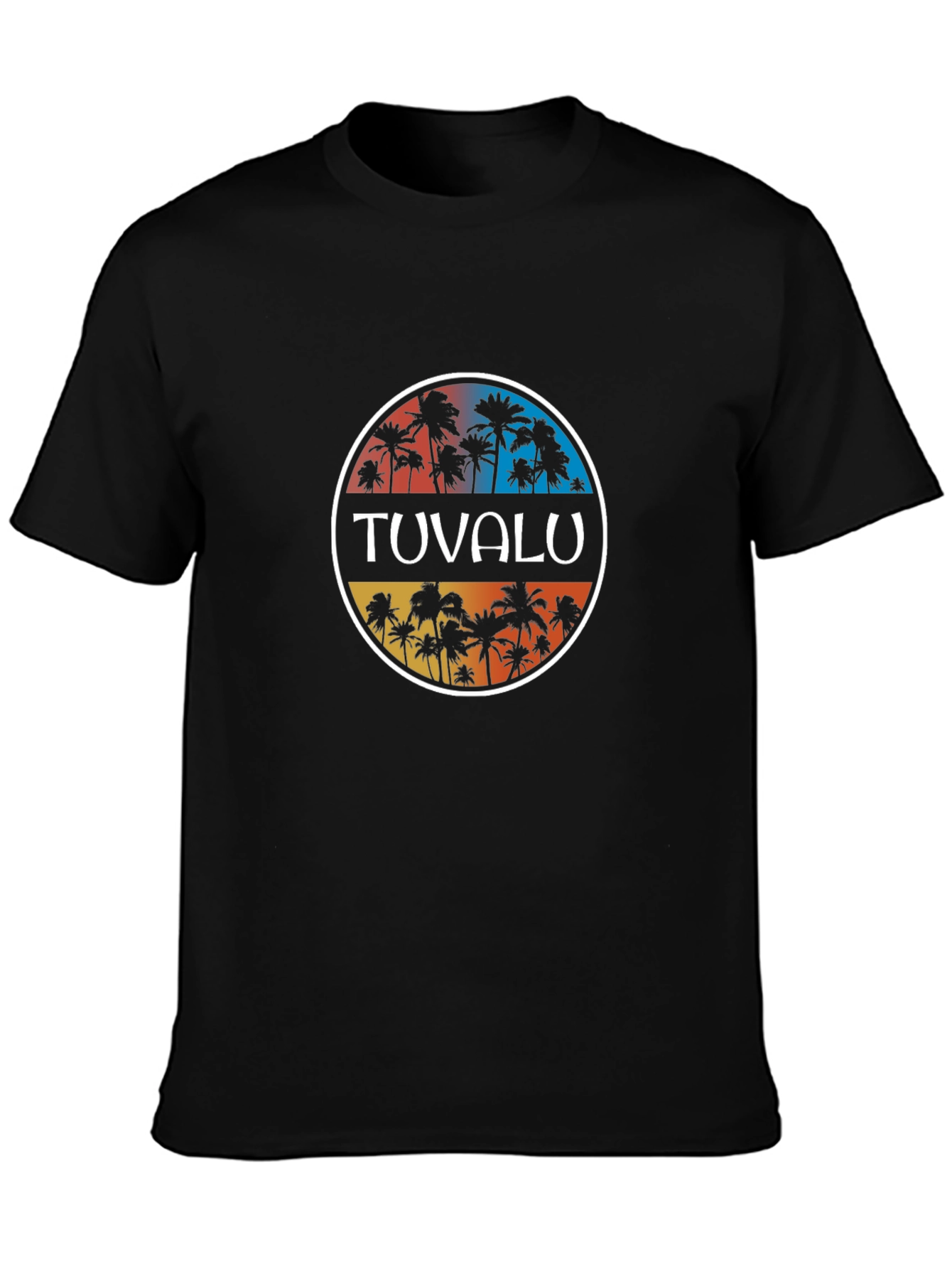 Tuvalu Palm Tree T-Shirt - Island Life Style