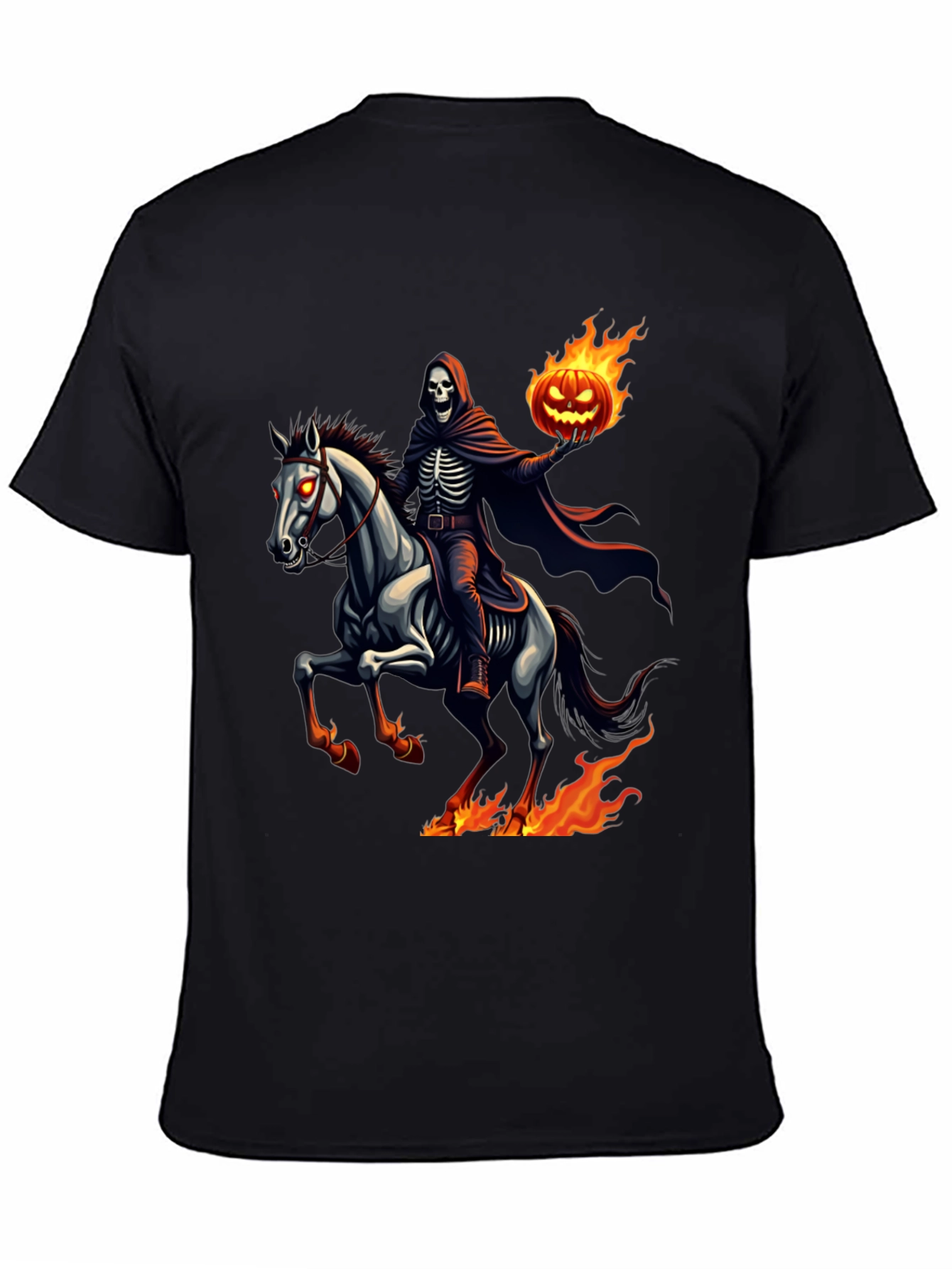 Grim Reaper Horseman T-Shirt - Halloween Ride