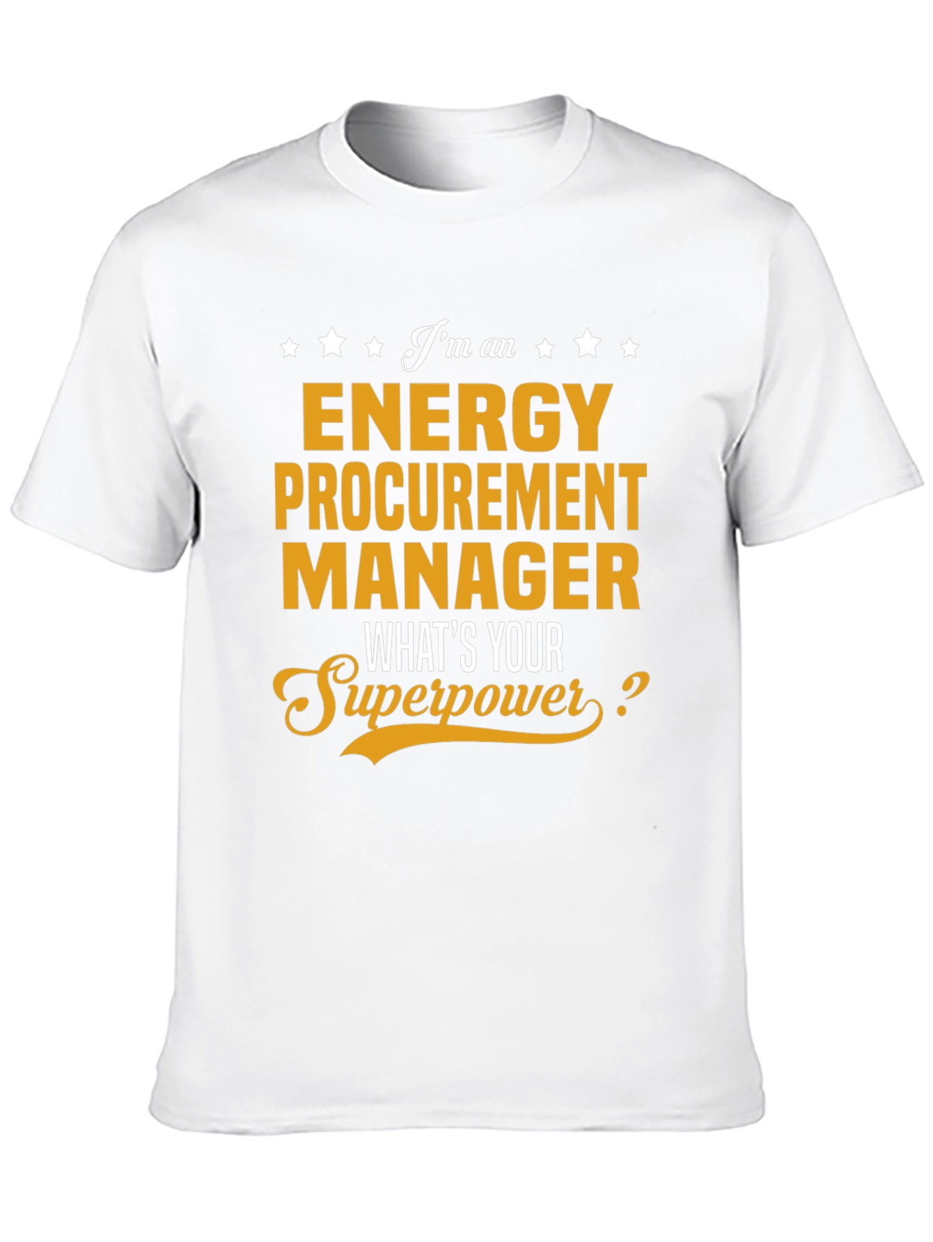 Energy Procurement Manager Superpower T-Shirt