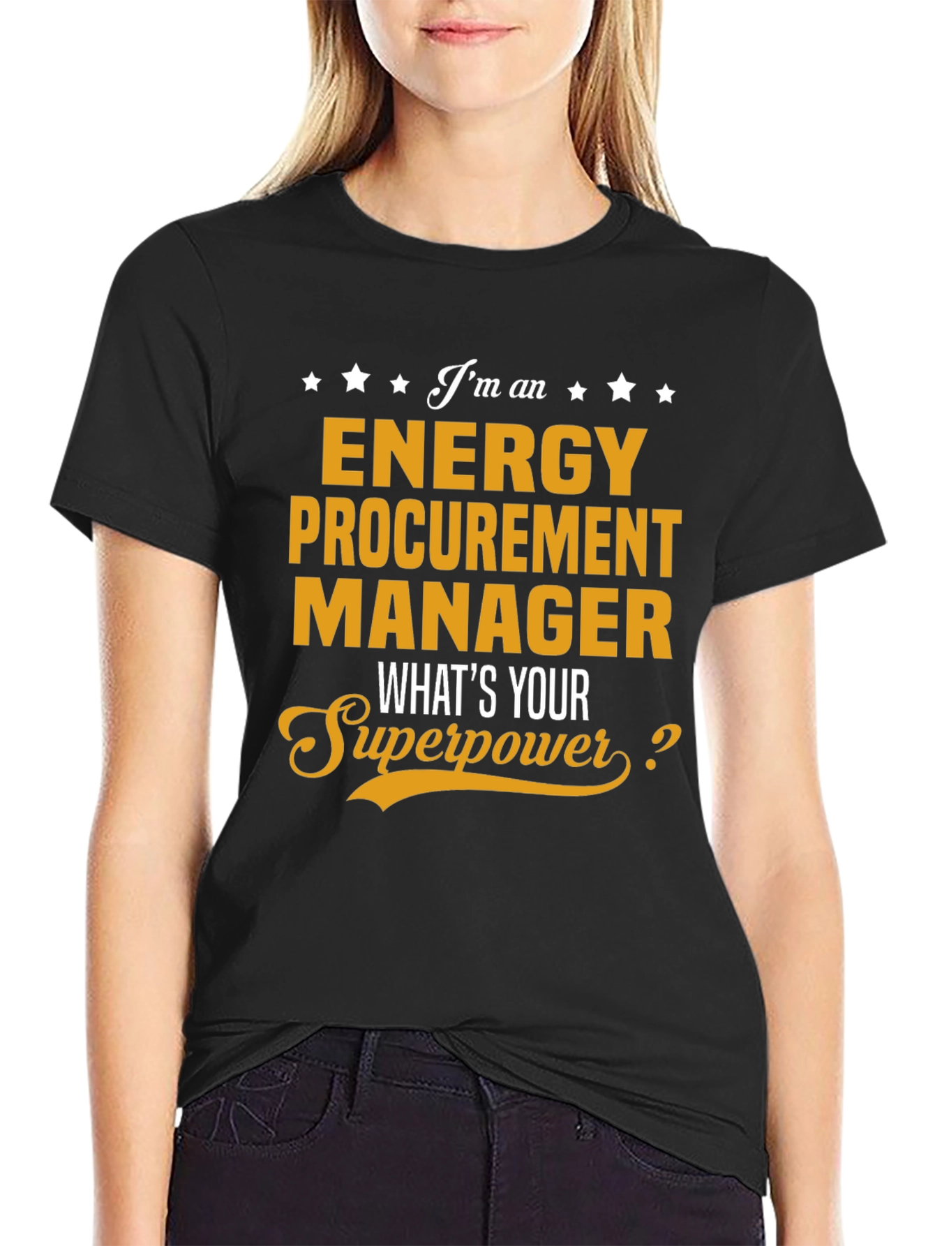 Energy Procurement Manager Superpower T-Shirt