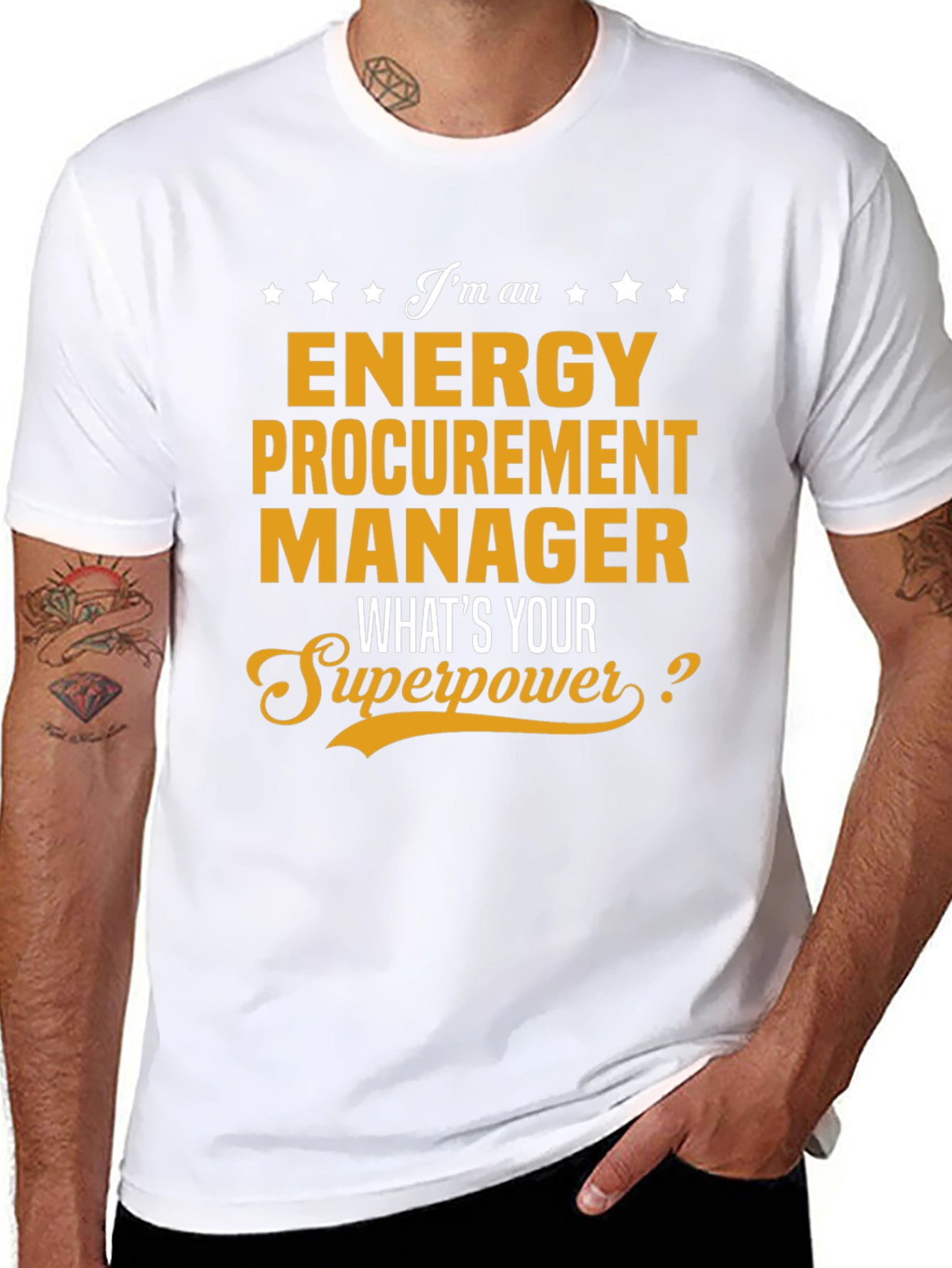 Energy Procurement Manager Superpower T-Shirt