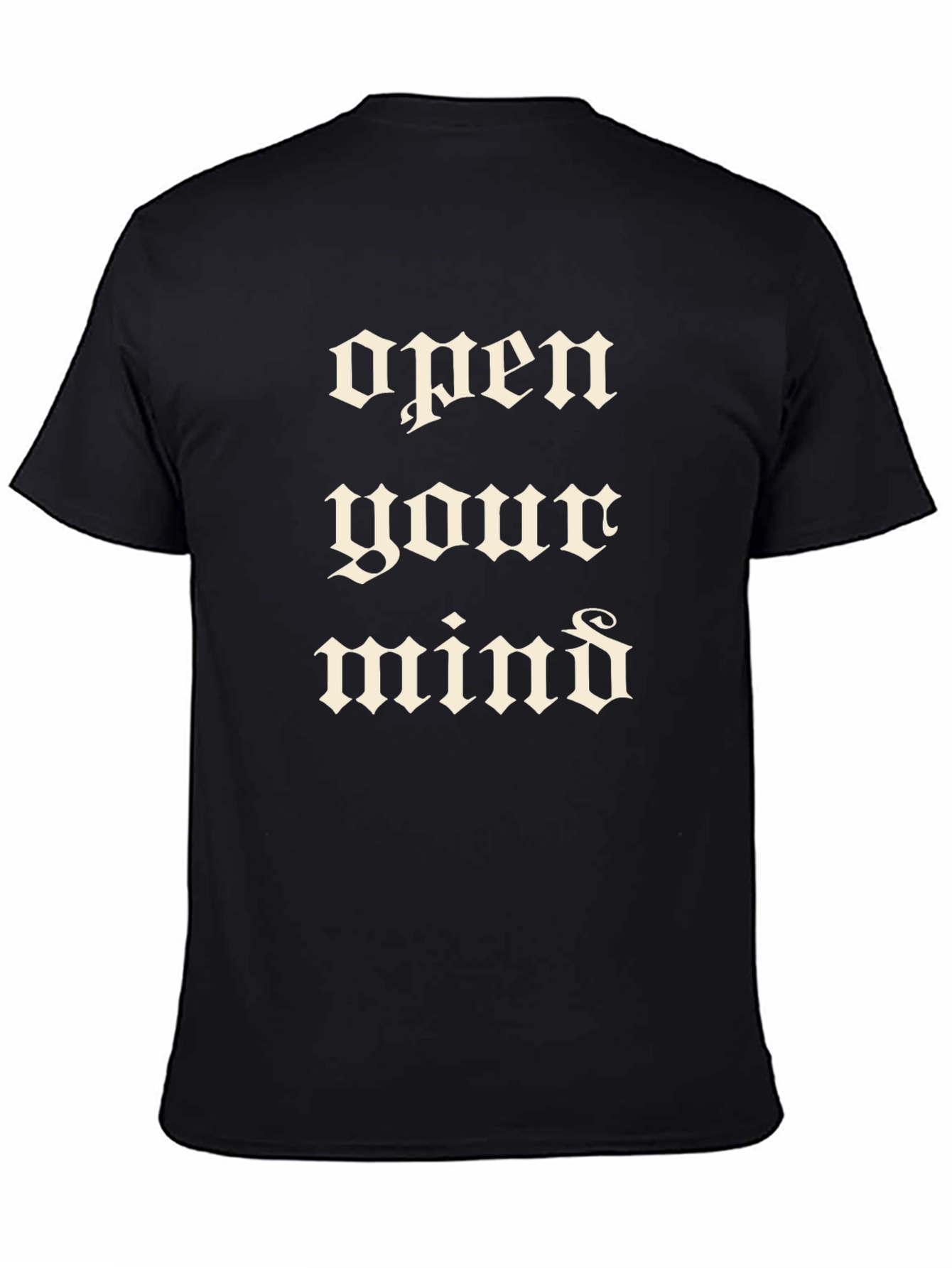 Open Your Mind Graphic Tee - Black