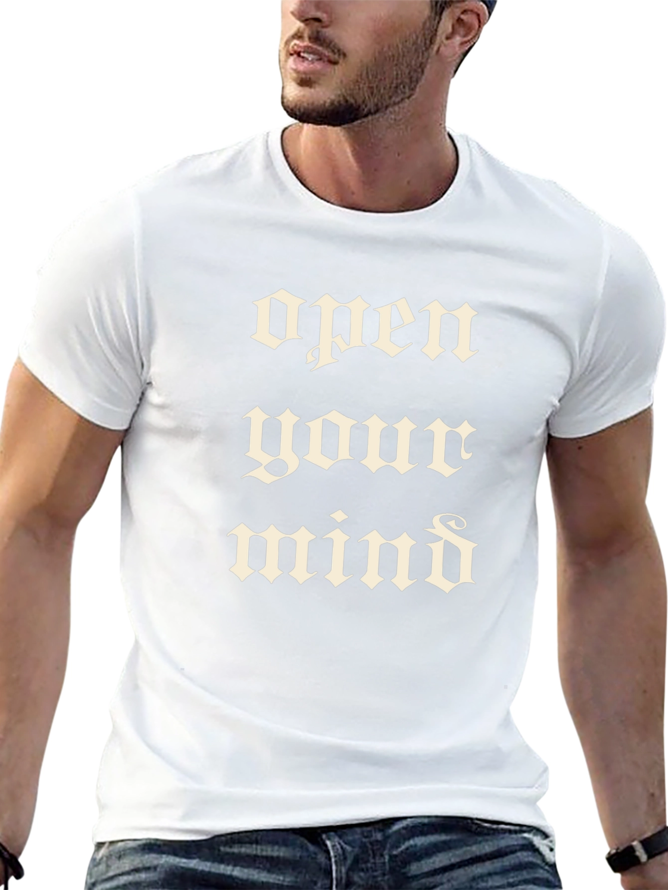 Open Your Mind Graphic Tee - Black