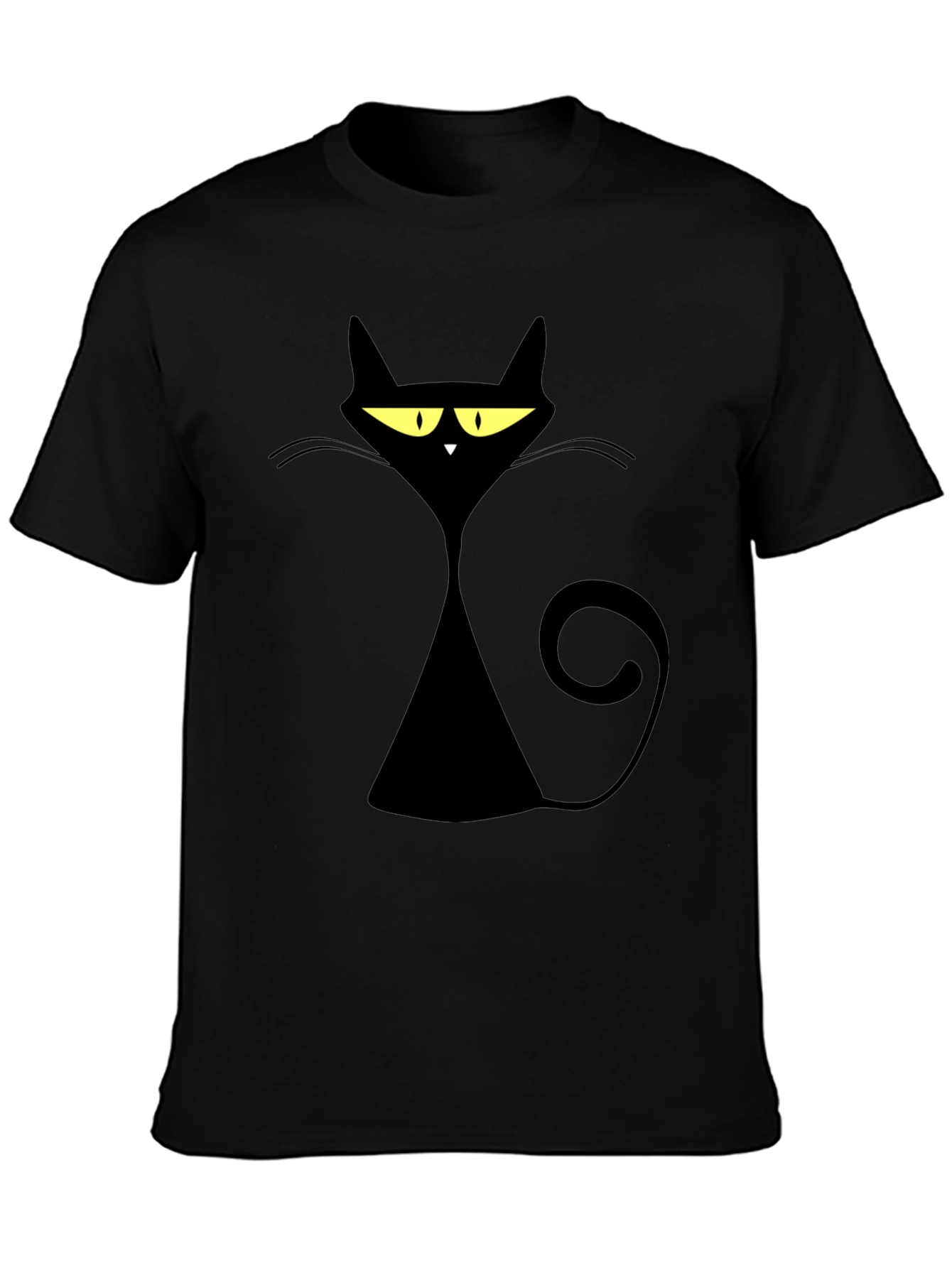 Black Cat Graphic Tee - Stylish & Unique Design
