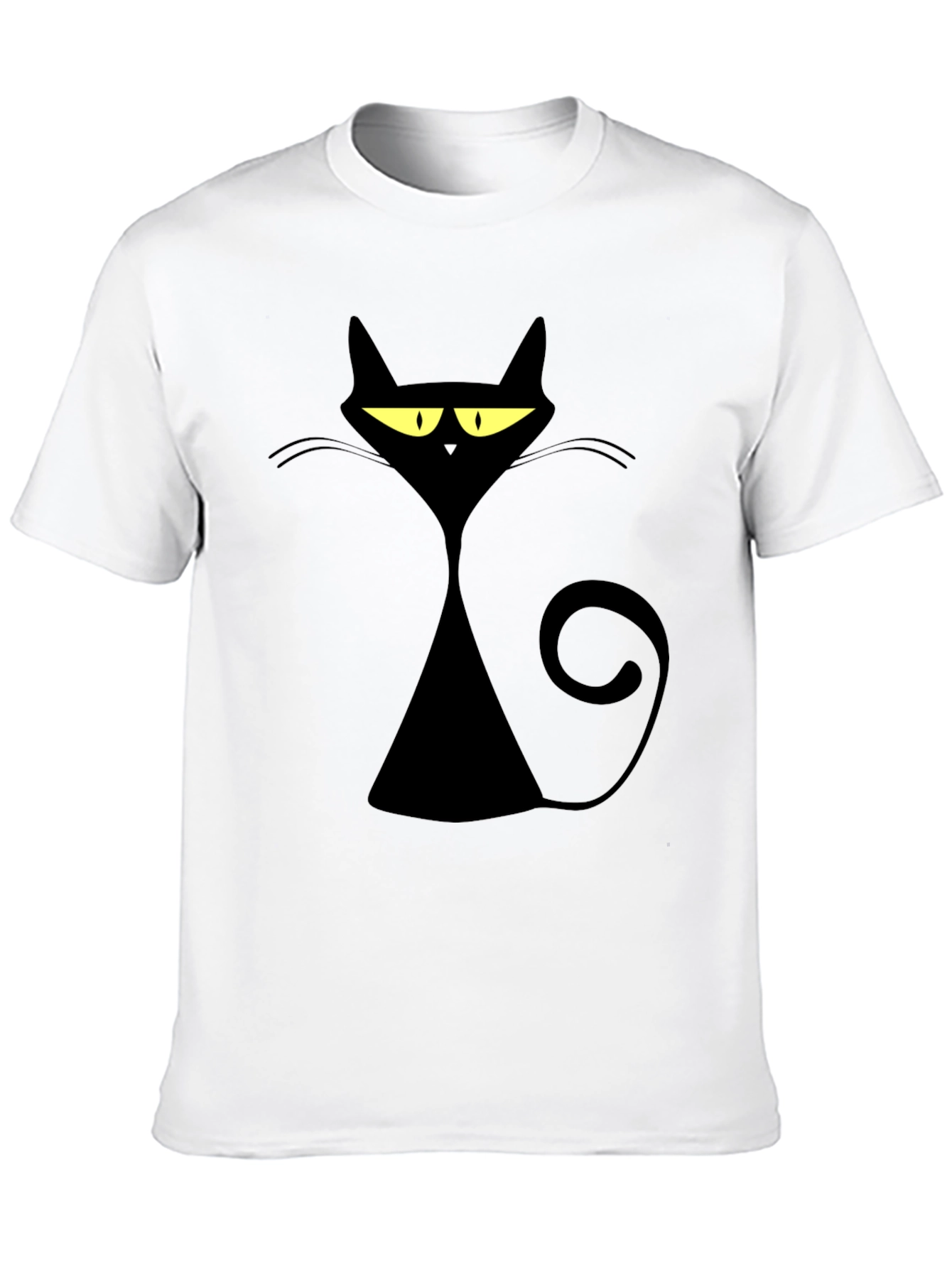 Black Cat Graphic Tee - Stylish & Unique Design