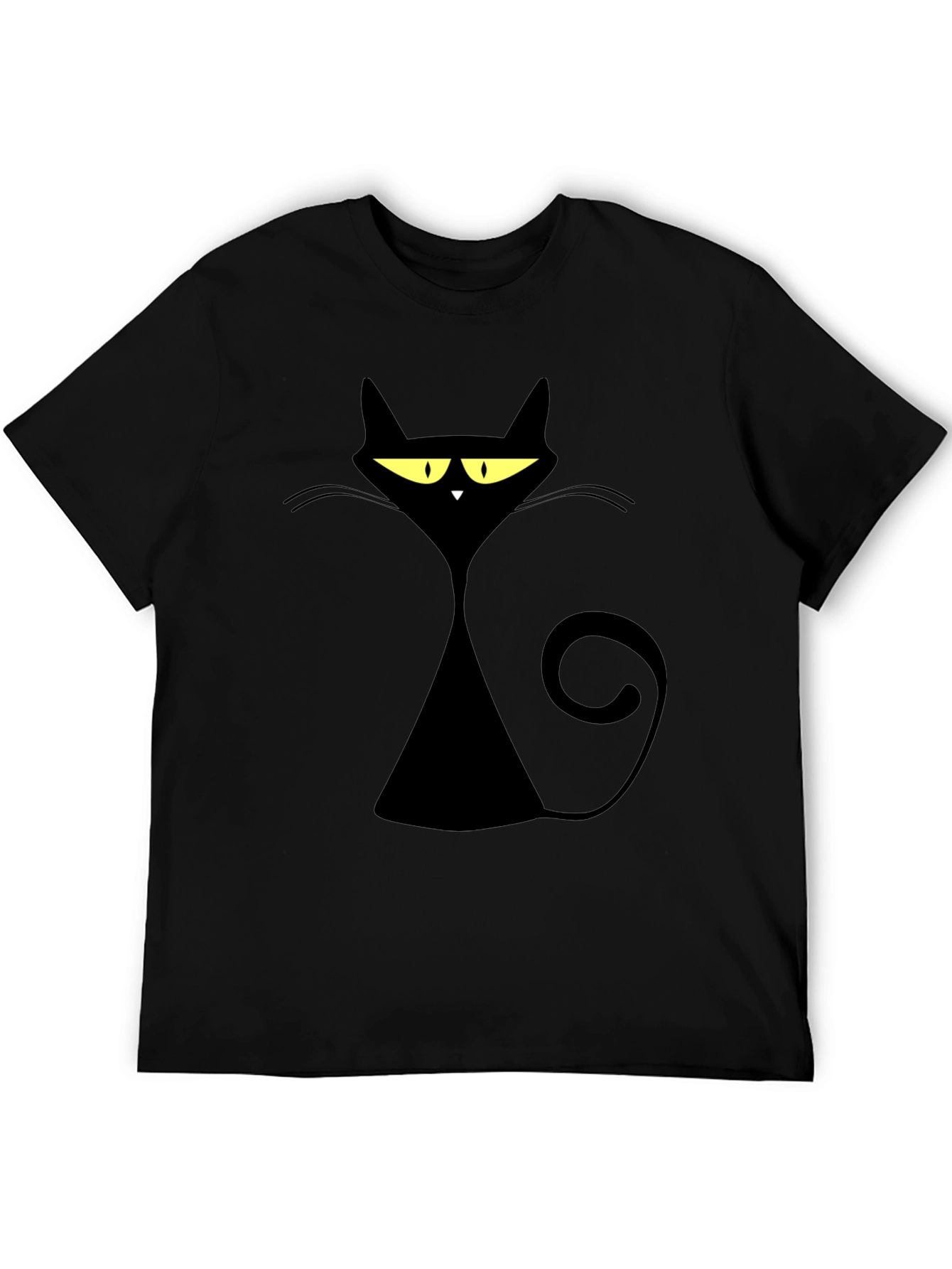 Black Cat Graphic Tee - Stylish & Unique Design
