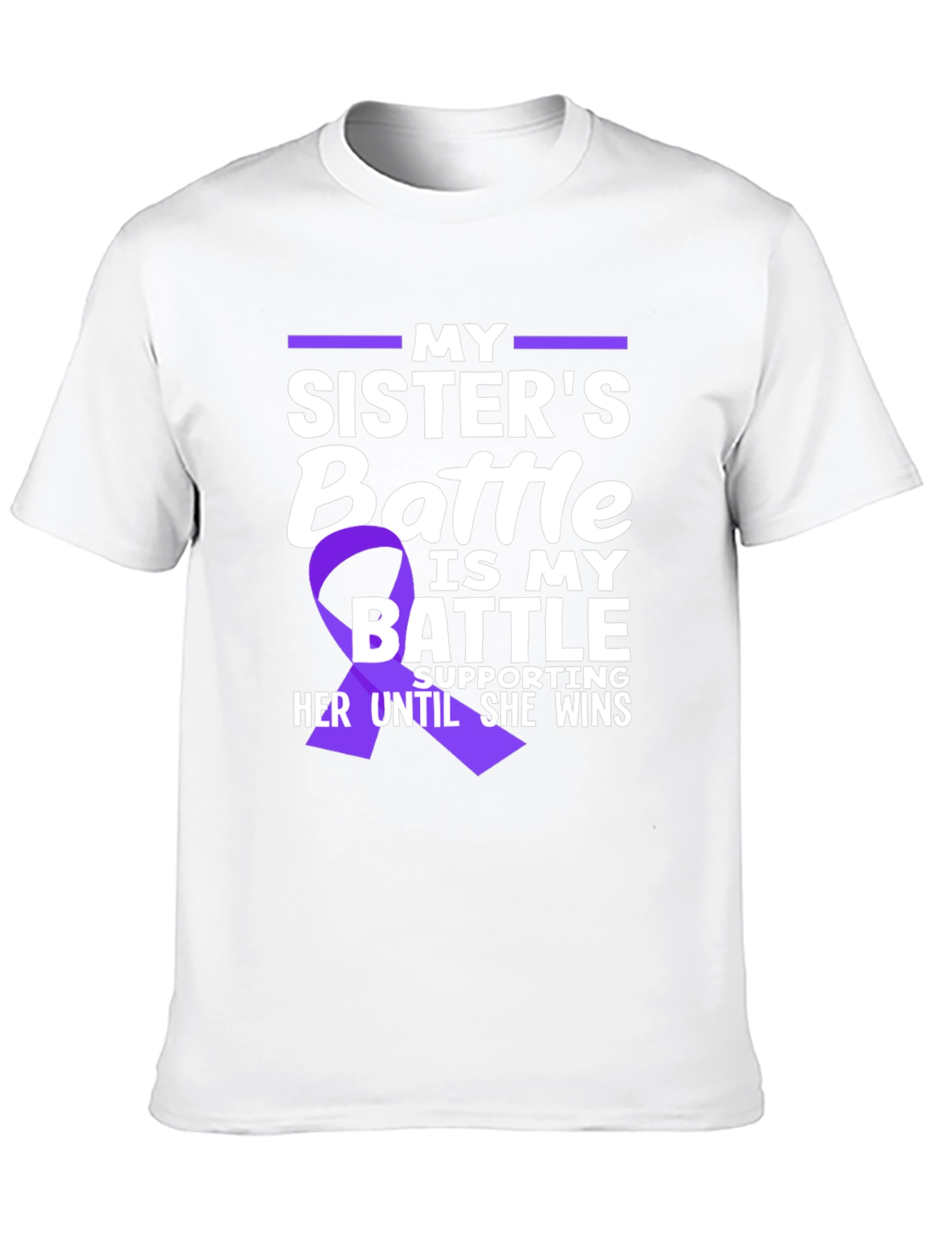 My Sisters Battle T-Shirt - Cancer Awareness