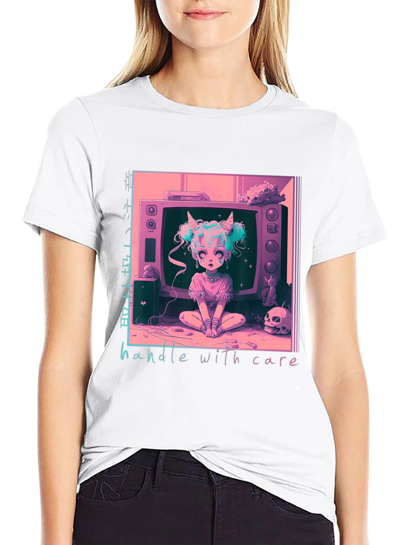 Handle With Care Anime T-Shirt