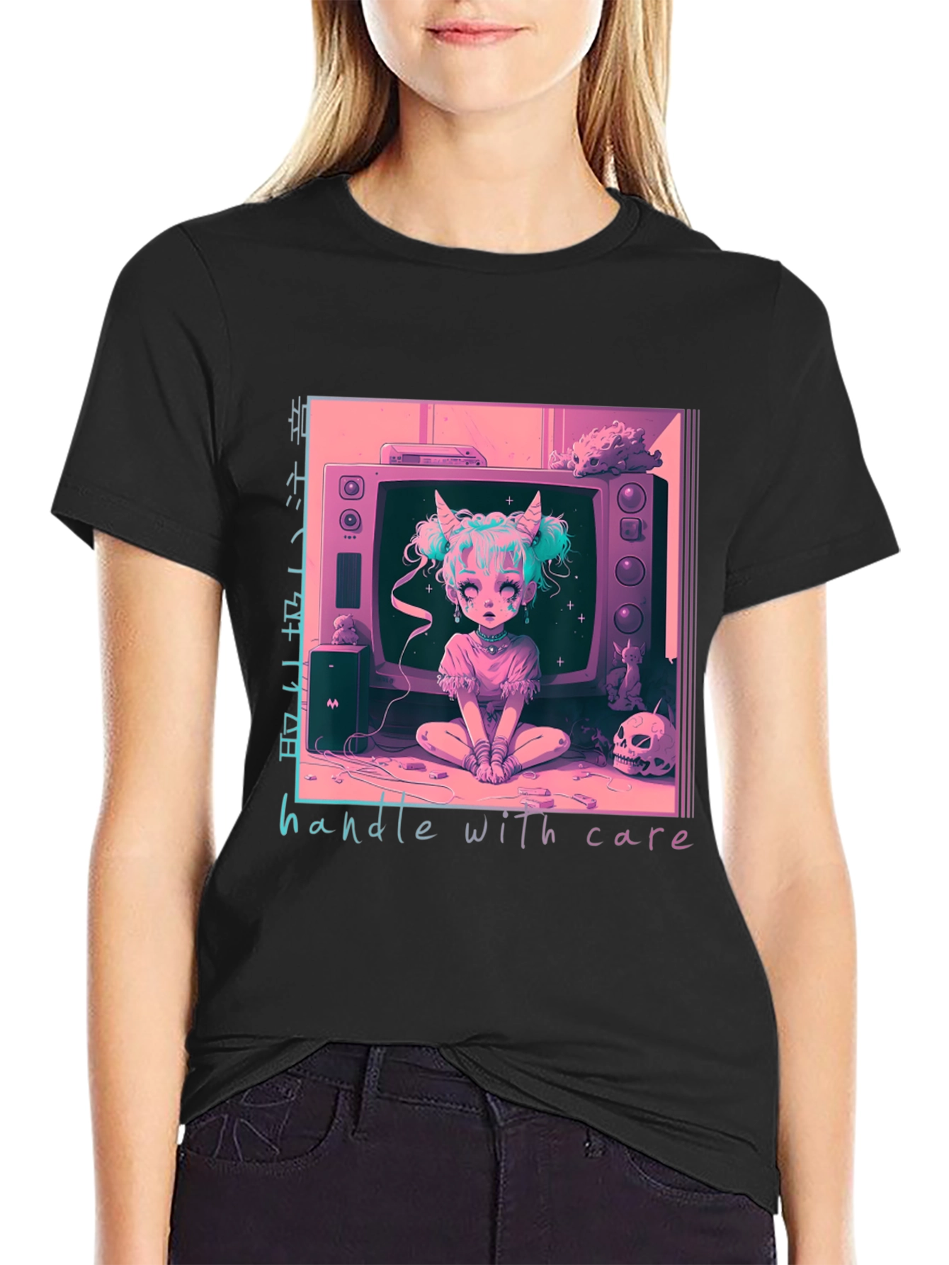 Handle With Care Anime T-Shirt