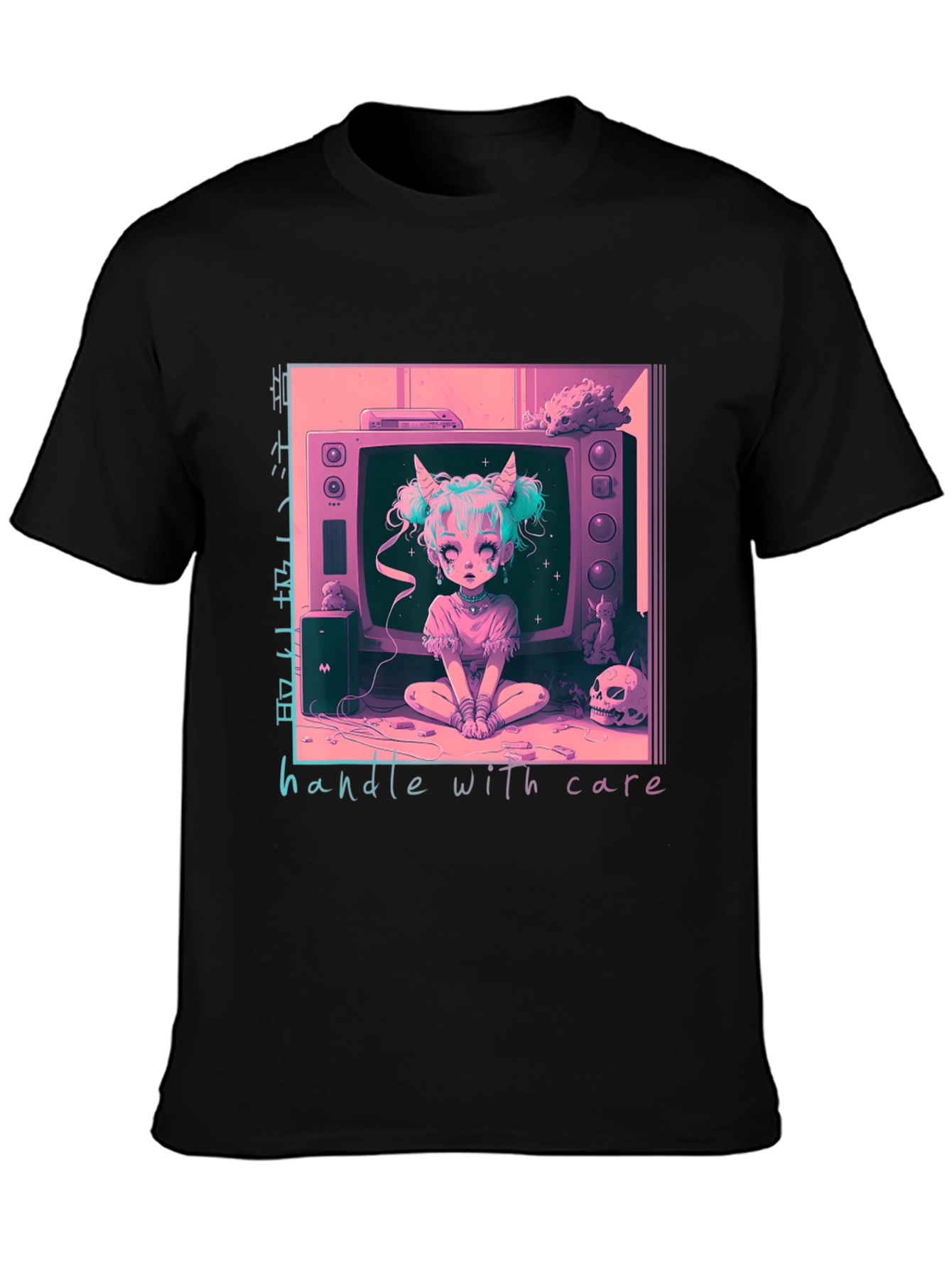Handle With Care Anime T-Shirt