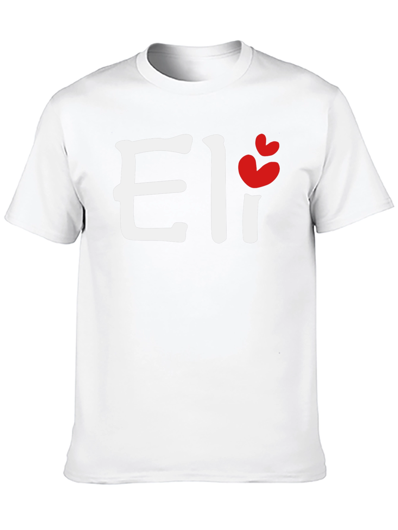 Personalized Eli Heart Graphic Tee