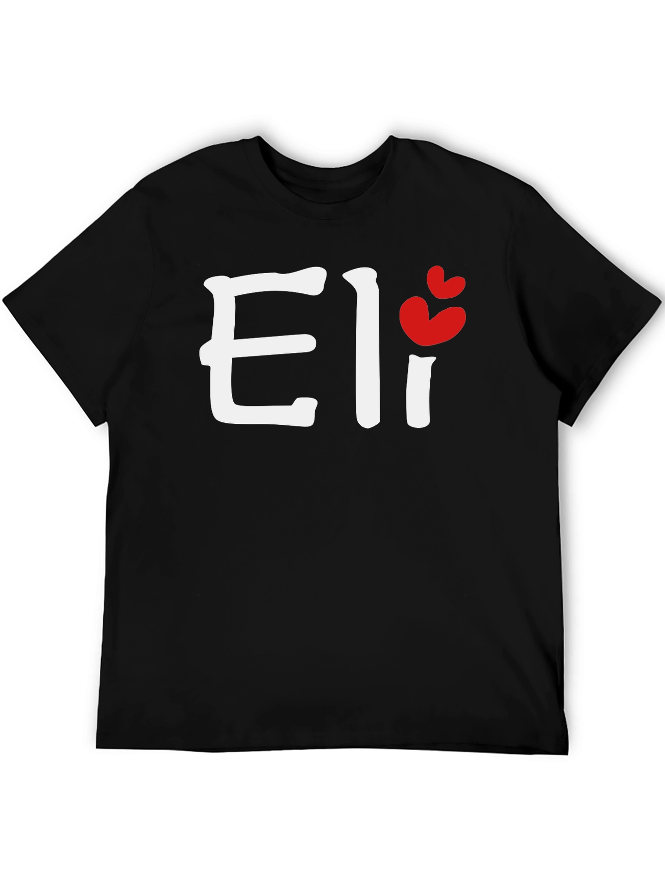 Personalized Eli Heart Graphic Tee