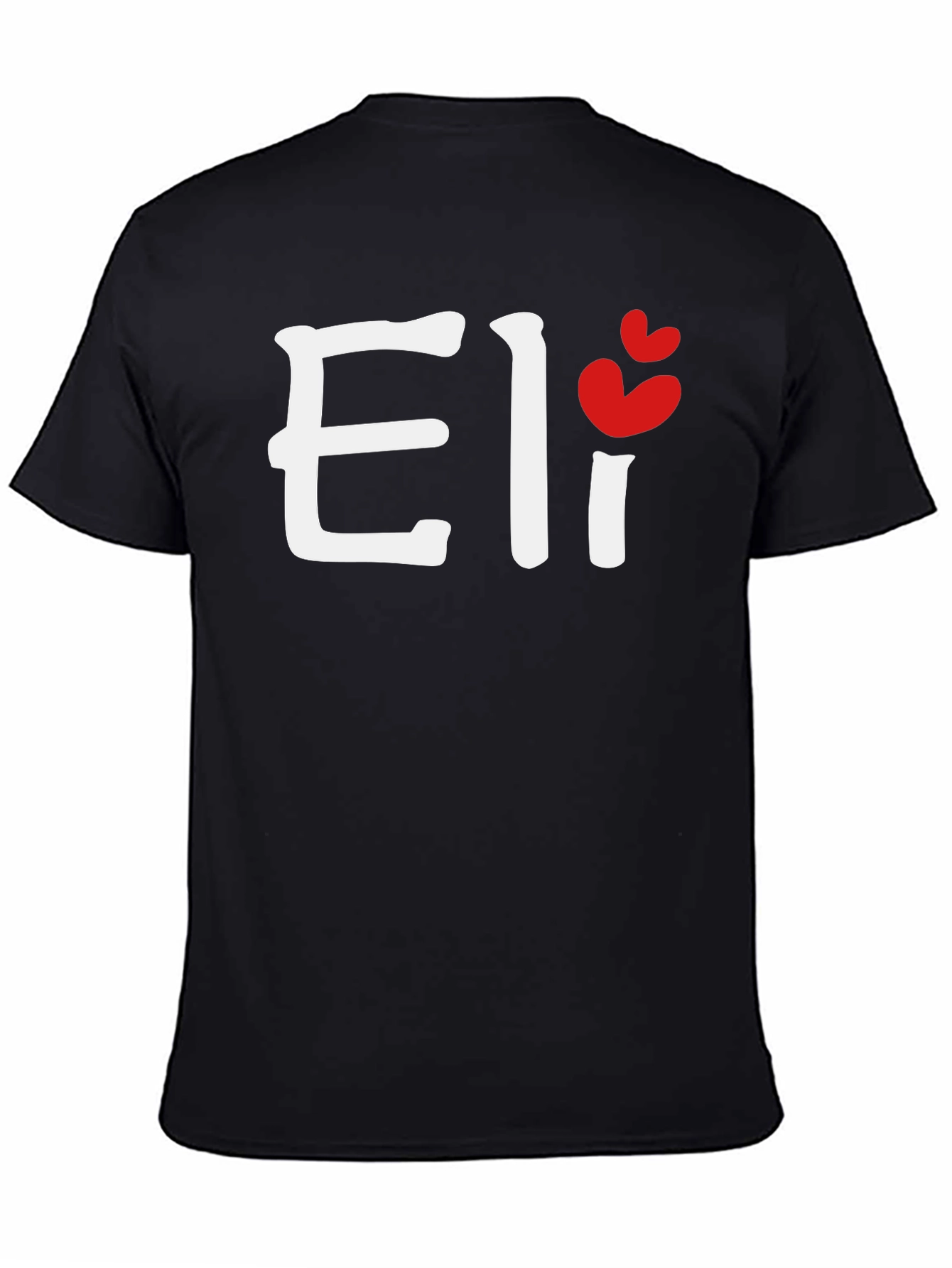Personalized Eli Heart Graphic Tee