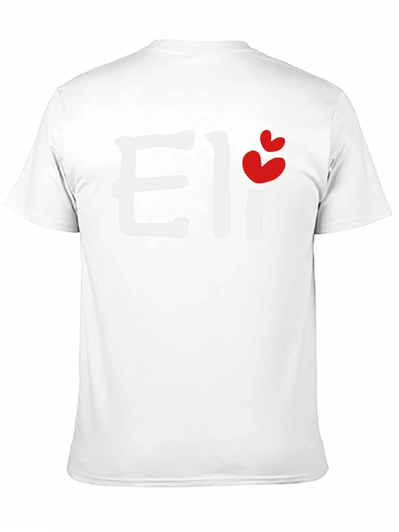 Personalized Eli Heart Graphic Tee