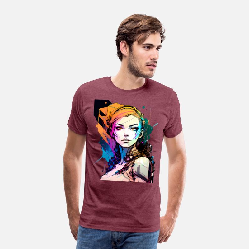 Glitch in the System A Cyberpunk Girl Illustrated