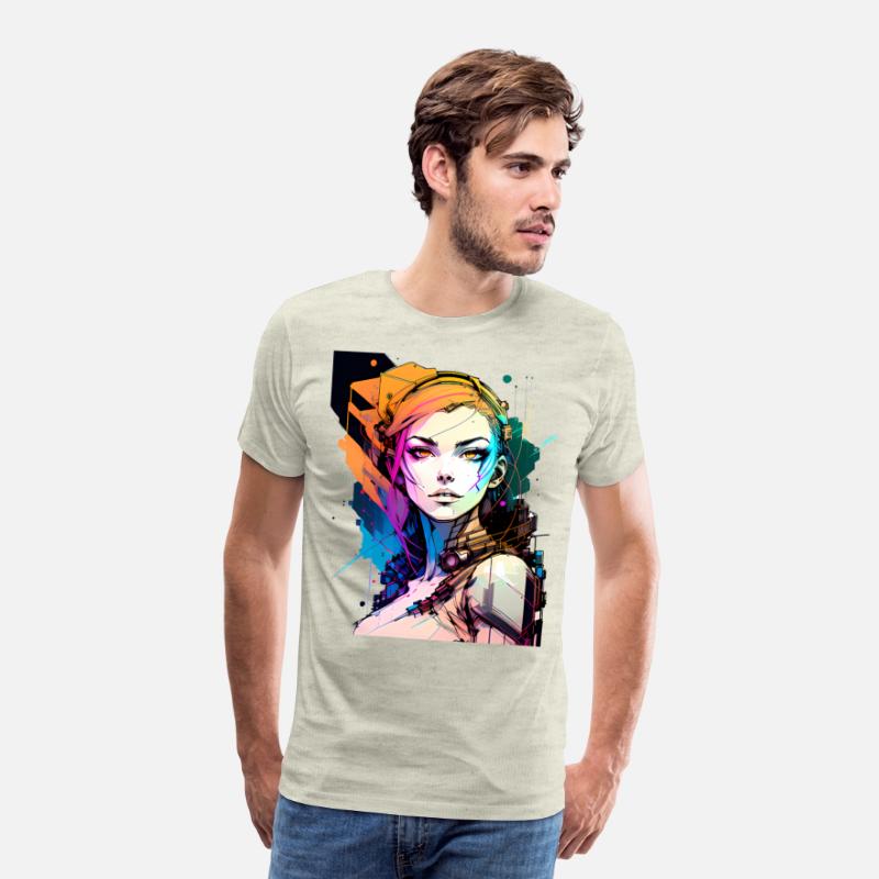 Glitch in the System A Cyberpunk Girl Illustrated