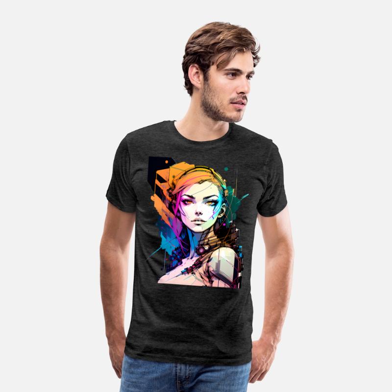 Glitch in the System A Cyberpunk Girl Illustrated