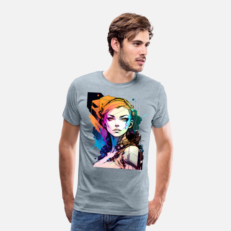 Glitch in the System A Cyberpunk Girl Illustrated