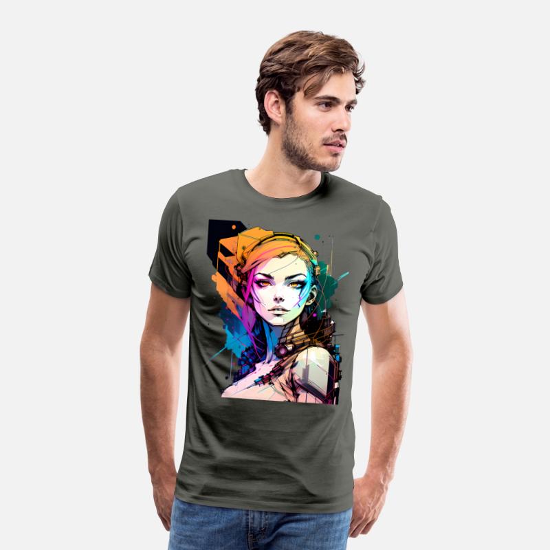 Glitch in the System A Cyberpunk Girl Illustrated