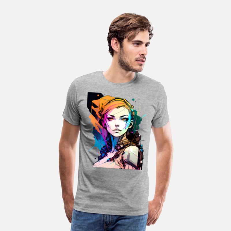 Glitch in the System A Cyberpunk Girl Illustrated