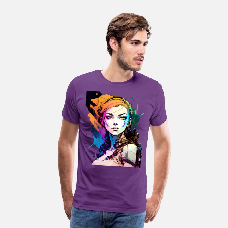 Glitch in the System A Cyberpunk Girl Illustrated