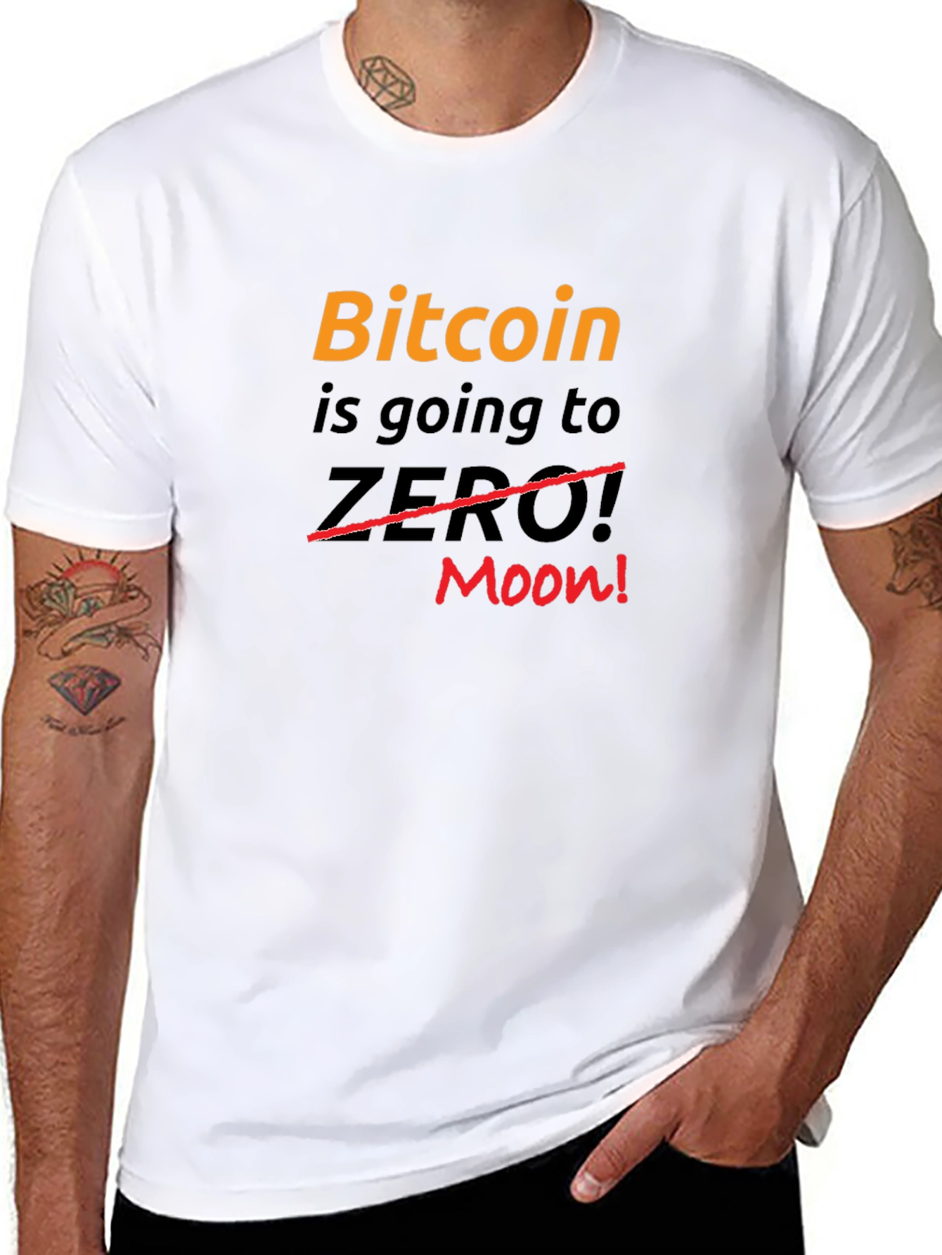 Bitcoin Moon T-Shirt | Crypto Investor Tee
