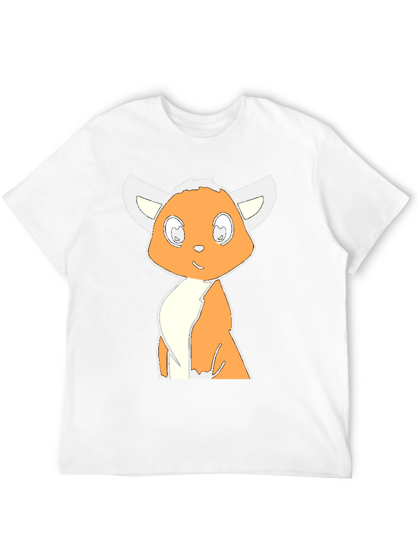 Cute Cartoon Fennec Fox Graphic T-Shirt