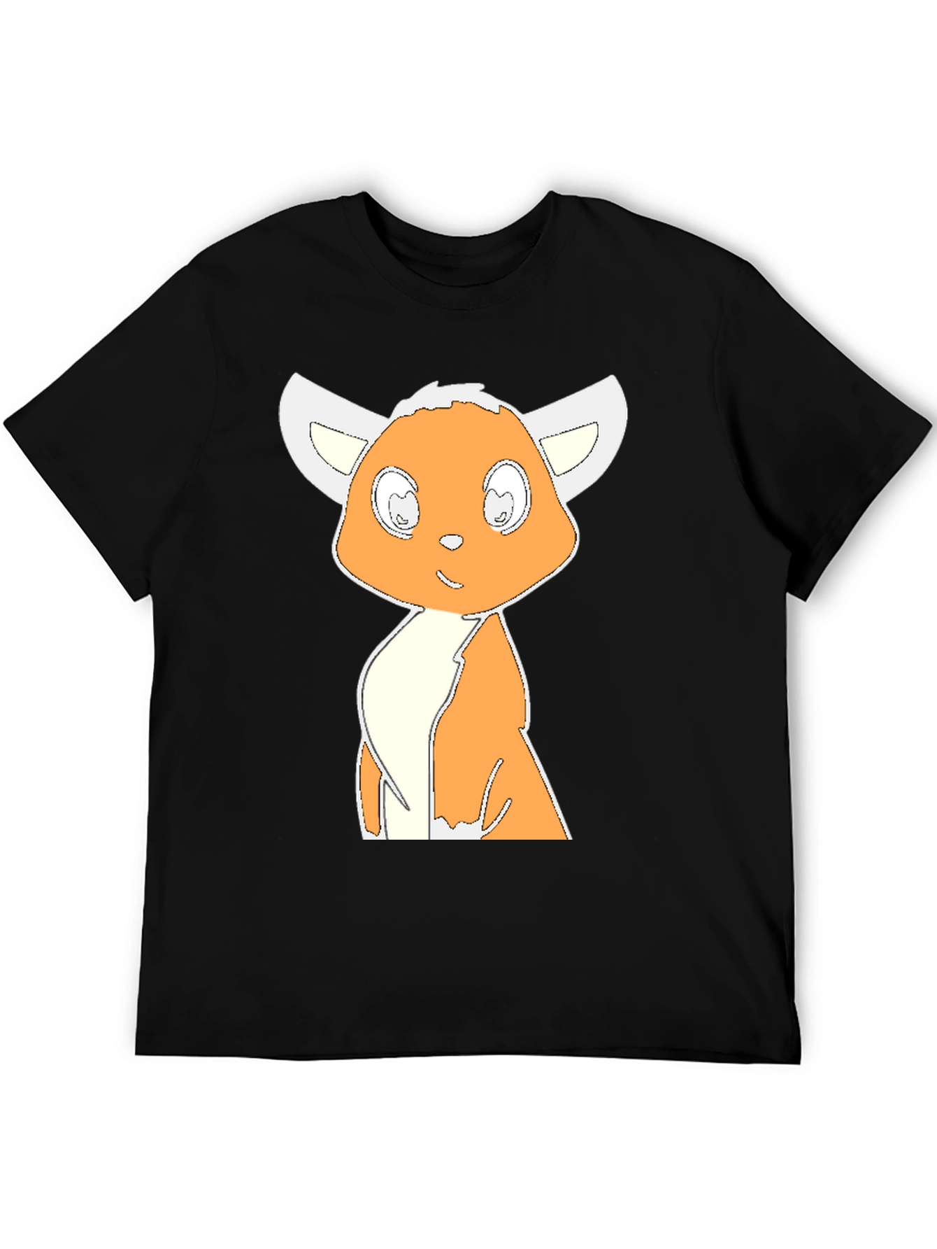 Cute Cartoon Fennec Fox Graphic T-Shirt