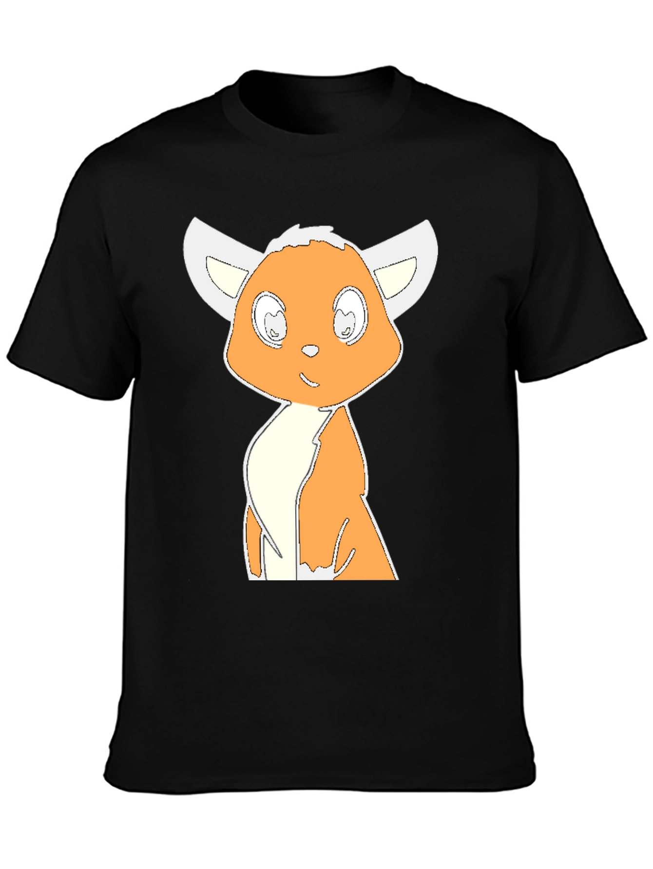 Cute Cartoon Fennec Fox Graphic T-Shirt