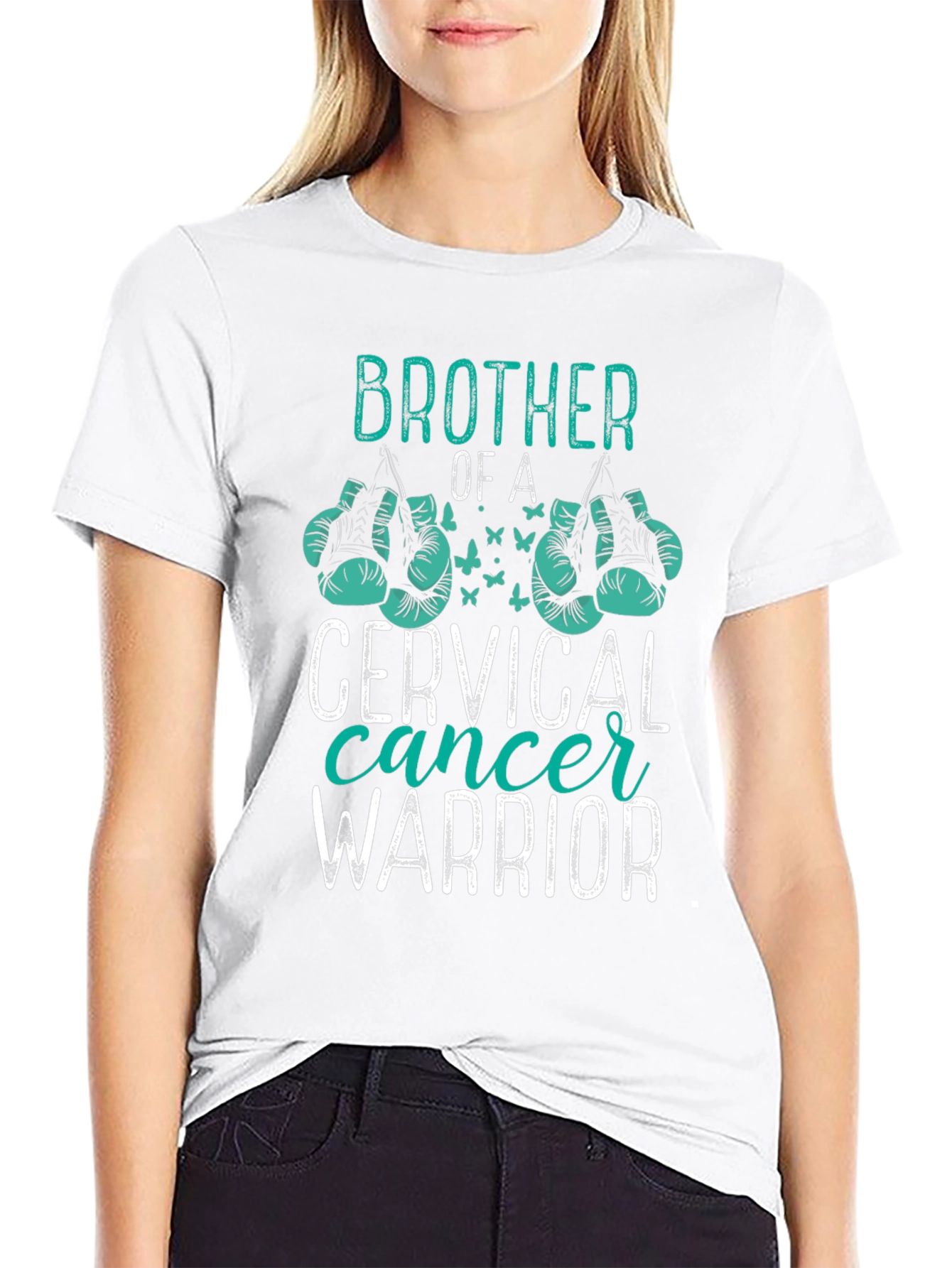 Brother of a Cervical Cancer Warrior T-Shirt