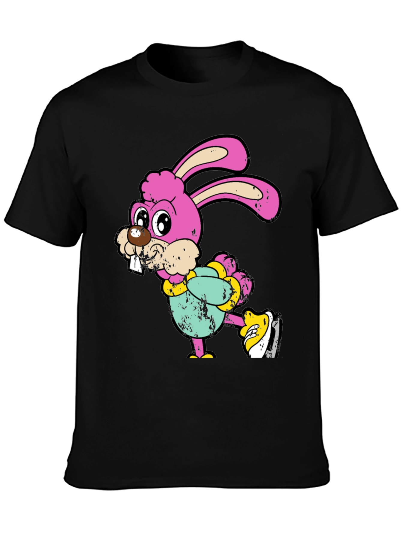Retro Pink Bunny T-Shirt