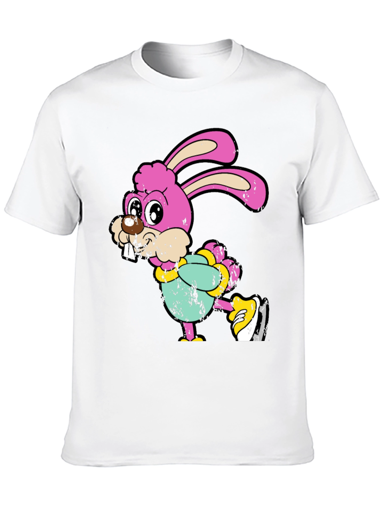Retro Pink Bunny T-Shirt