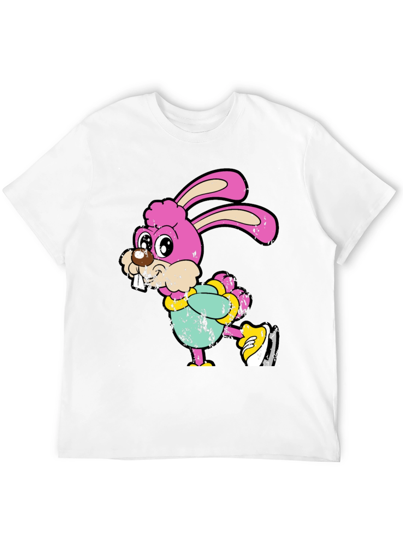 Retro Pink Bunny T-Shirt