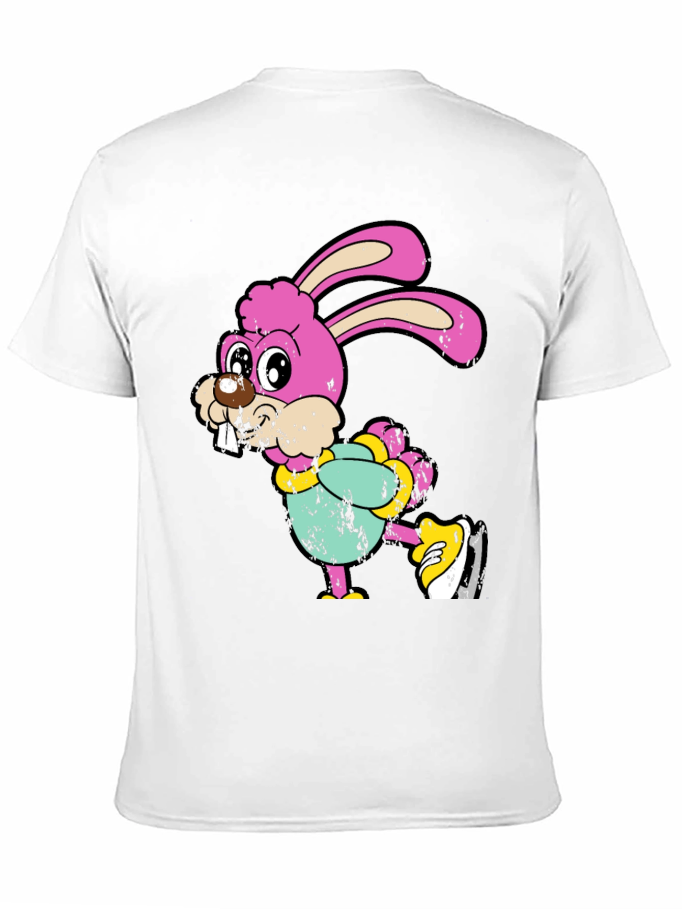 Retro Pink Bunny T-Shirt