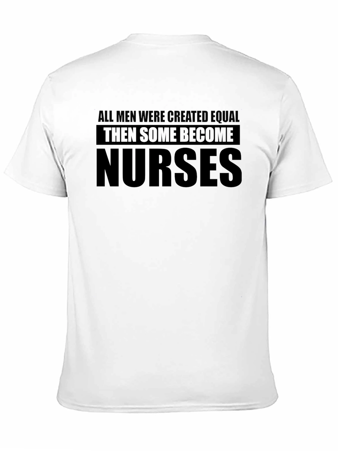 Mens Nurse Pride Graphic Tee - Black