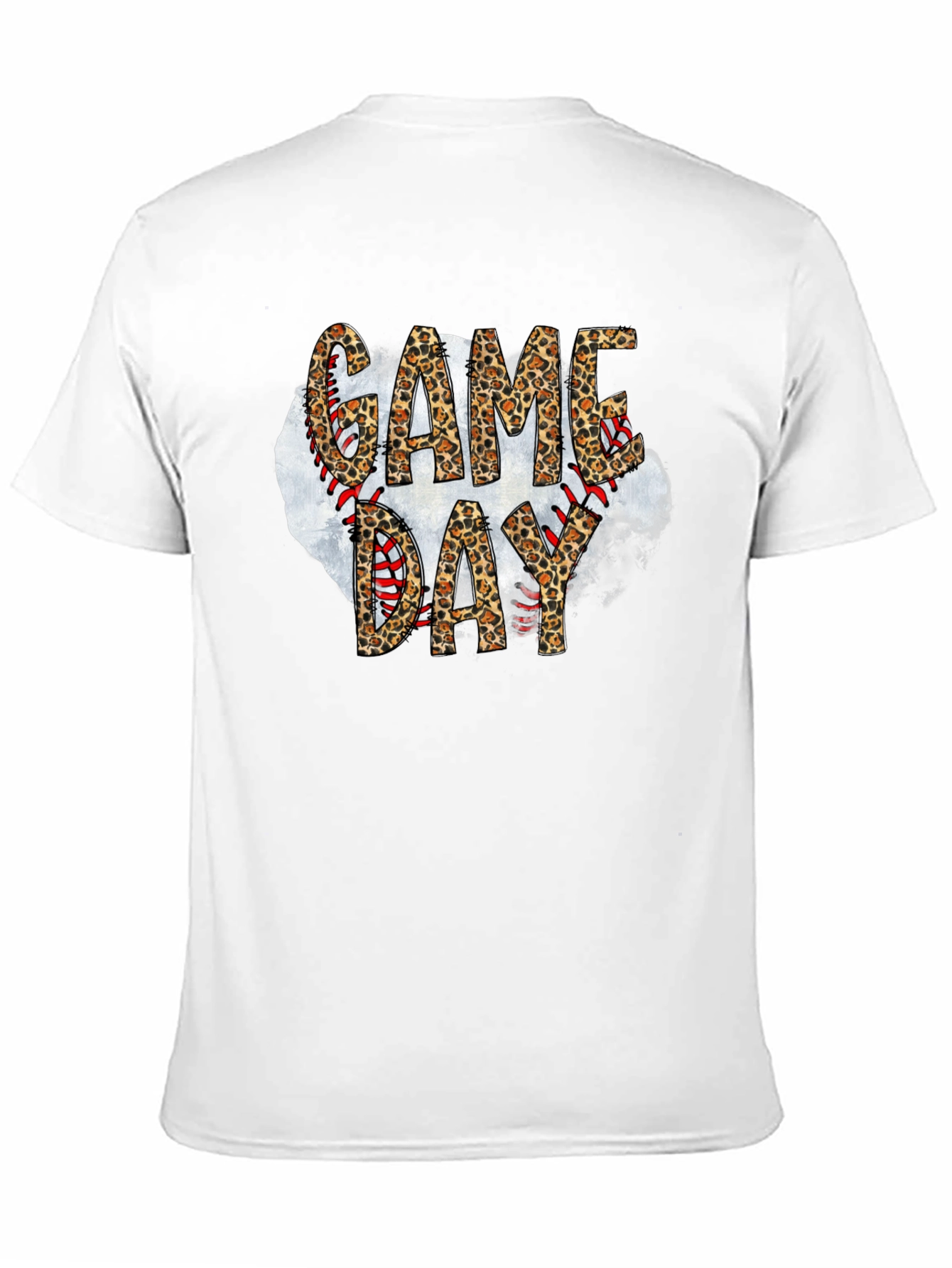 Game Day Leopard Print Baseball T-Shirt