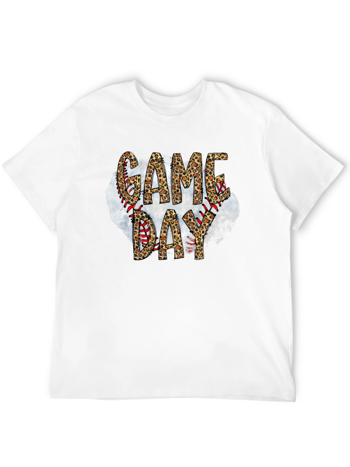 Game Day Leopard Print Baseball T-Shirt