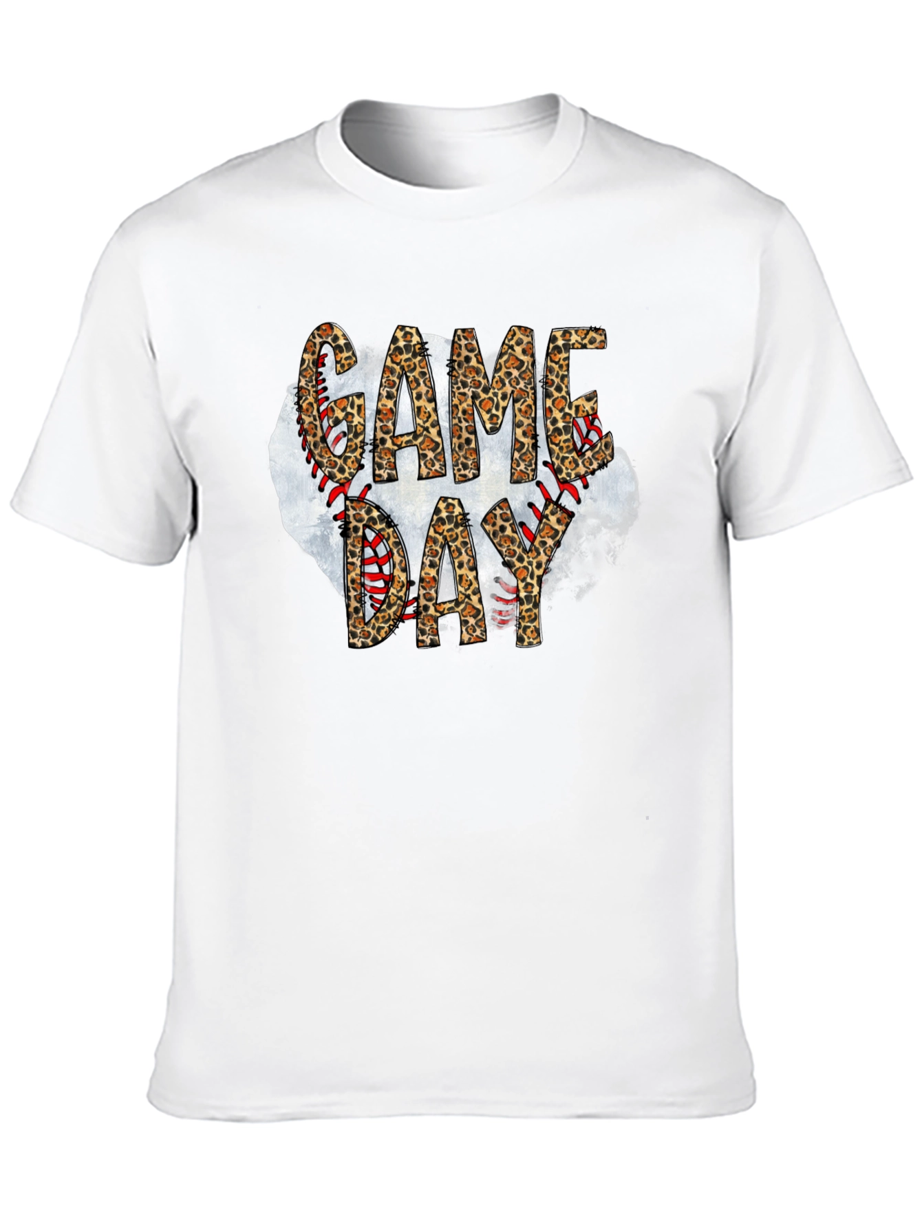 Game Day Leopard Print Baseball T-Shirt