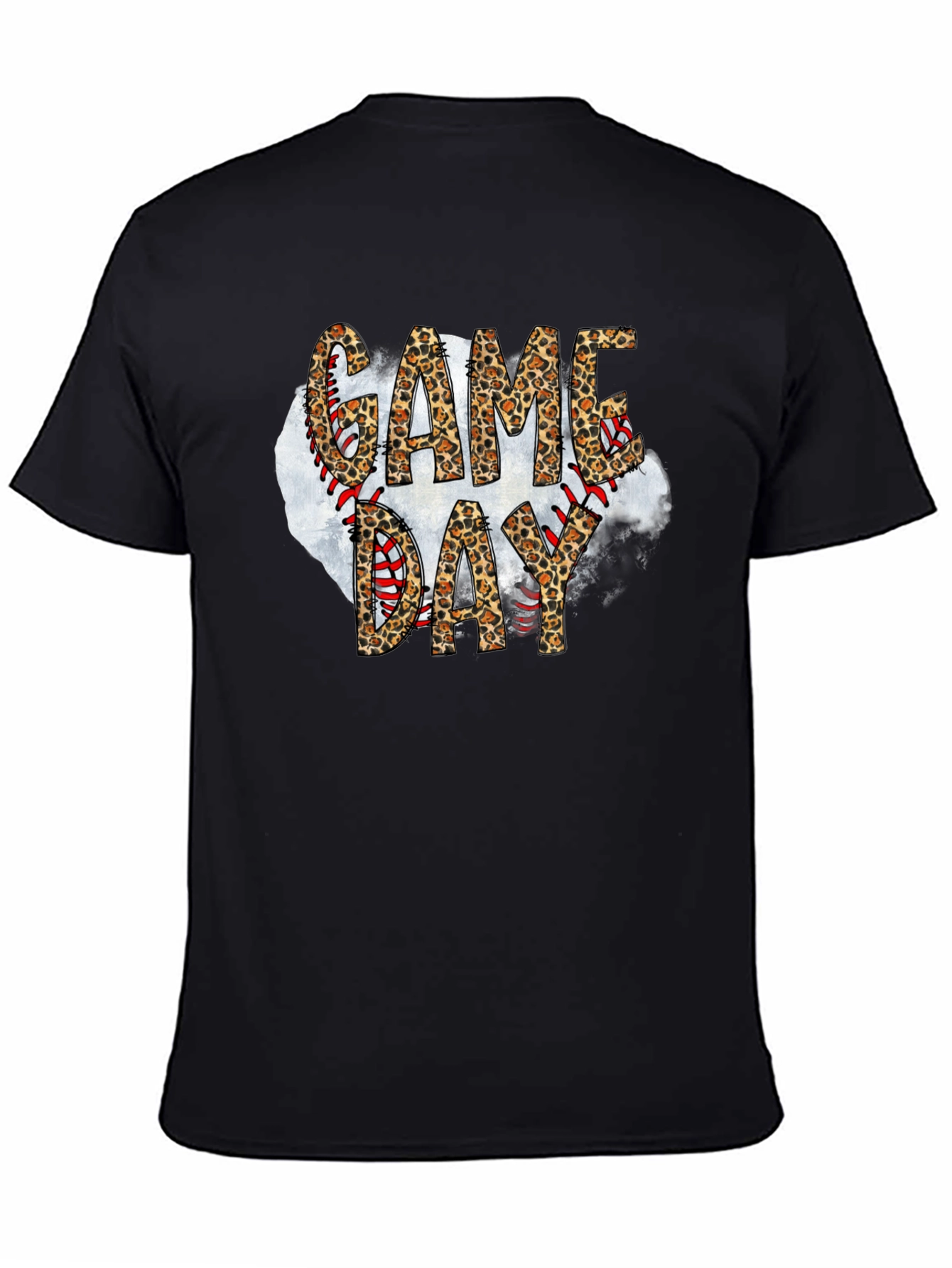 Game Day Leopard Print Baseball T-Shirt