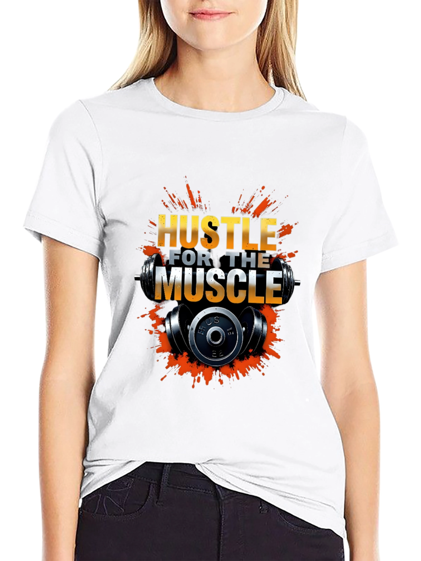 Hustle For The Muscle Black T-Shirt