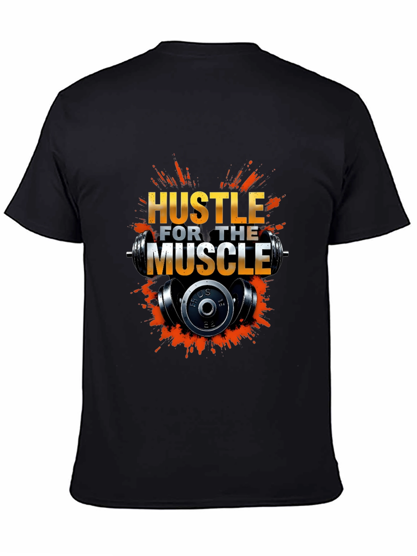 Hustle For The Muscle Black T-Shirt