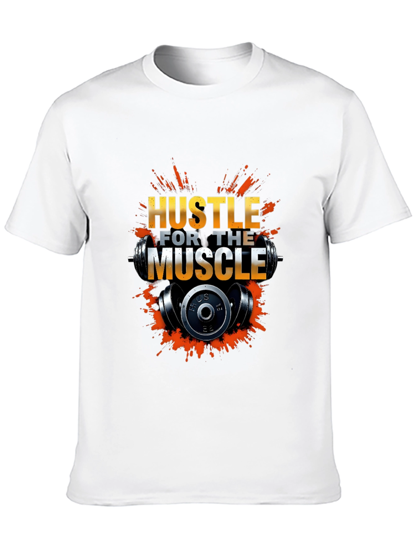 Hustle For The Muscle Black T-Shirt
