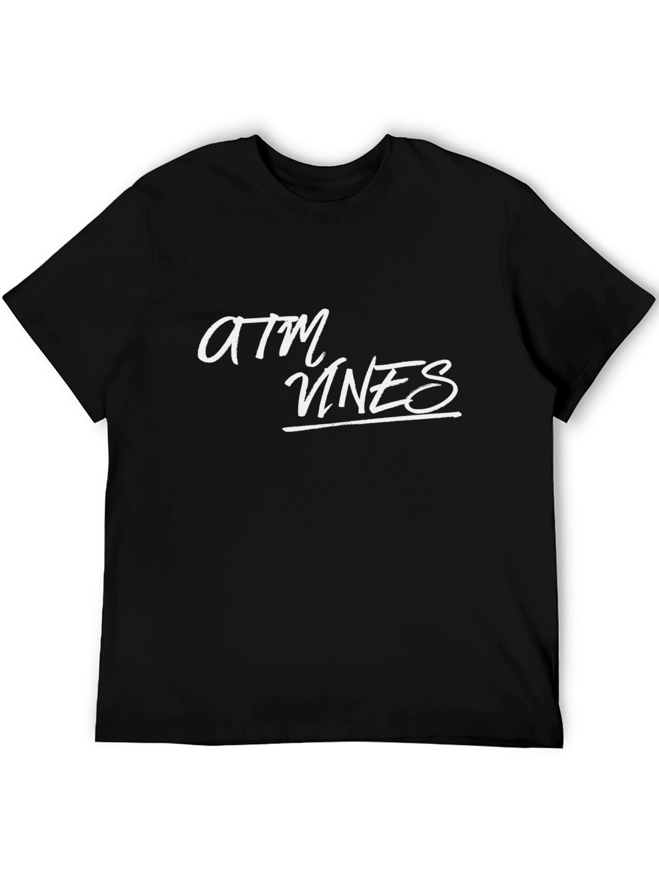 ATM Vines Graphic Tee - Classic Black Cotton T-Shirt