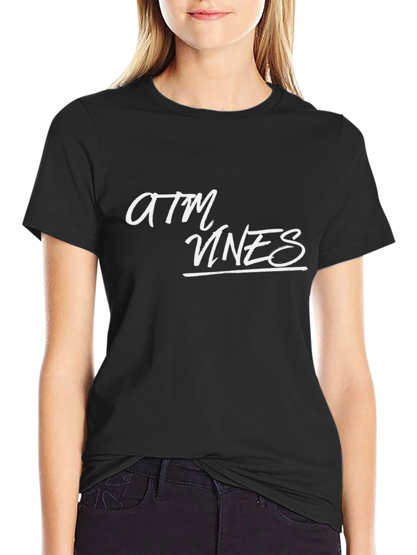 ATM Vines Graphic Tee - Classic Black Cotton T-Shirt