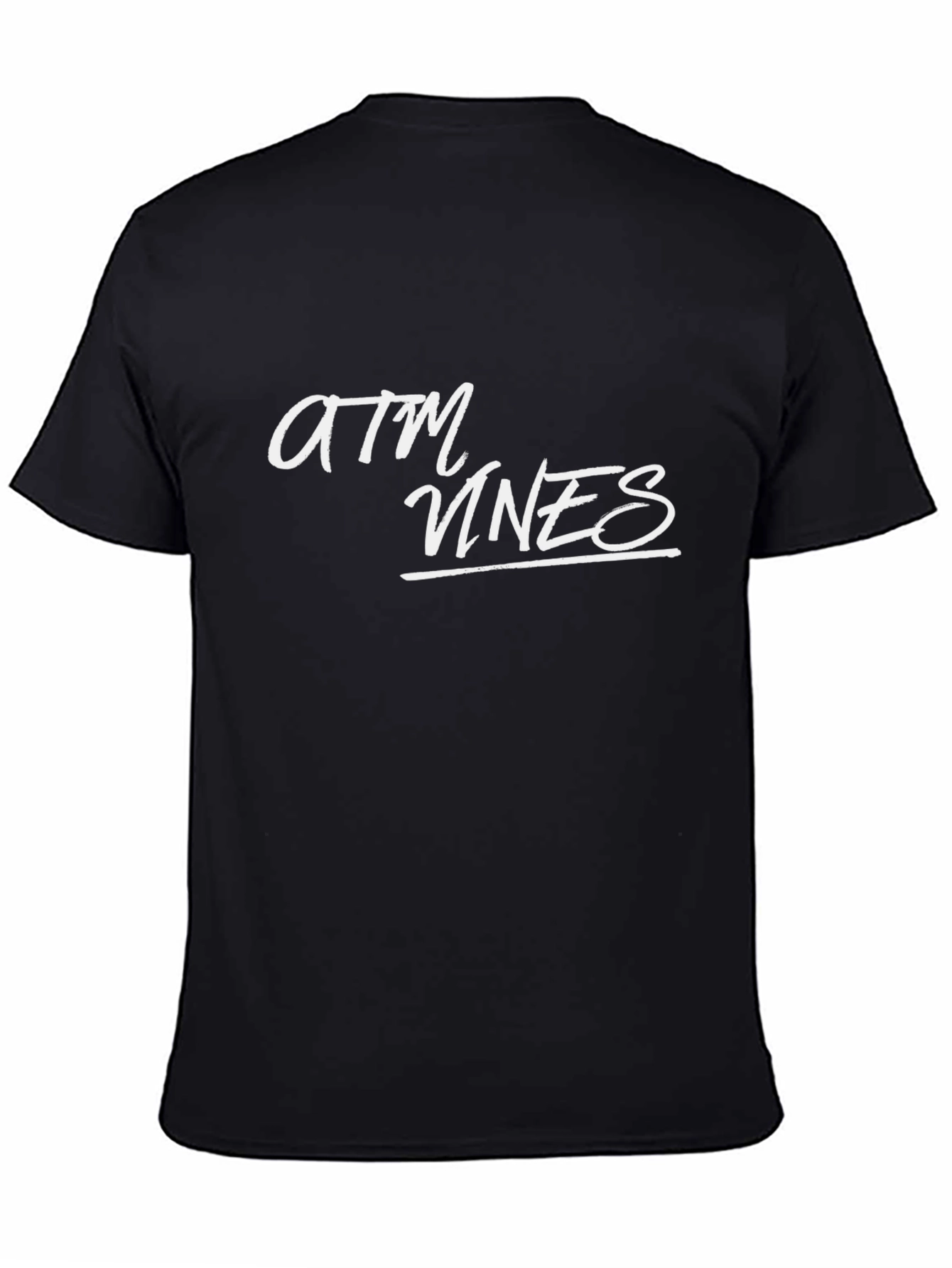 ATM Vines Graphic Tee - Classic Black Cotton T-Shirt