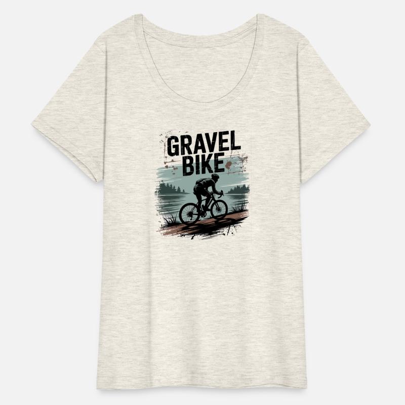 Gravel Bike Adventure – Man Riding on Lake Forrest