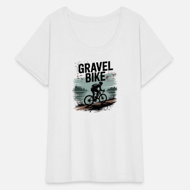 Gravel Bike Adventure – Man Riding on Lake Forrest
