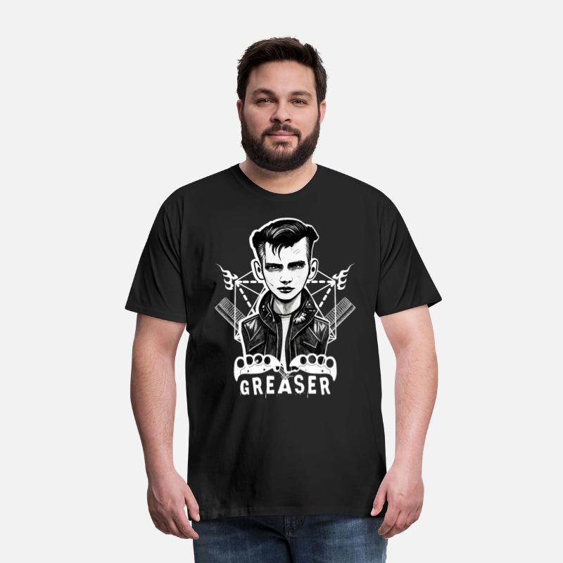 Greaser Rockabilly Psychobilly Rock And Roll Biker